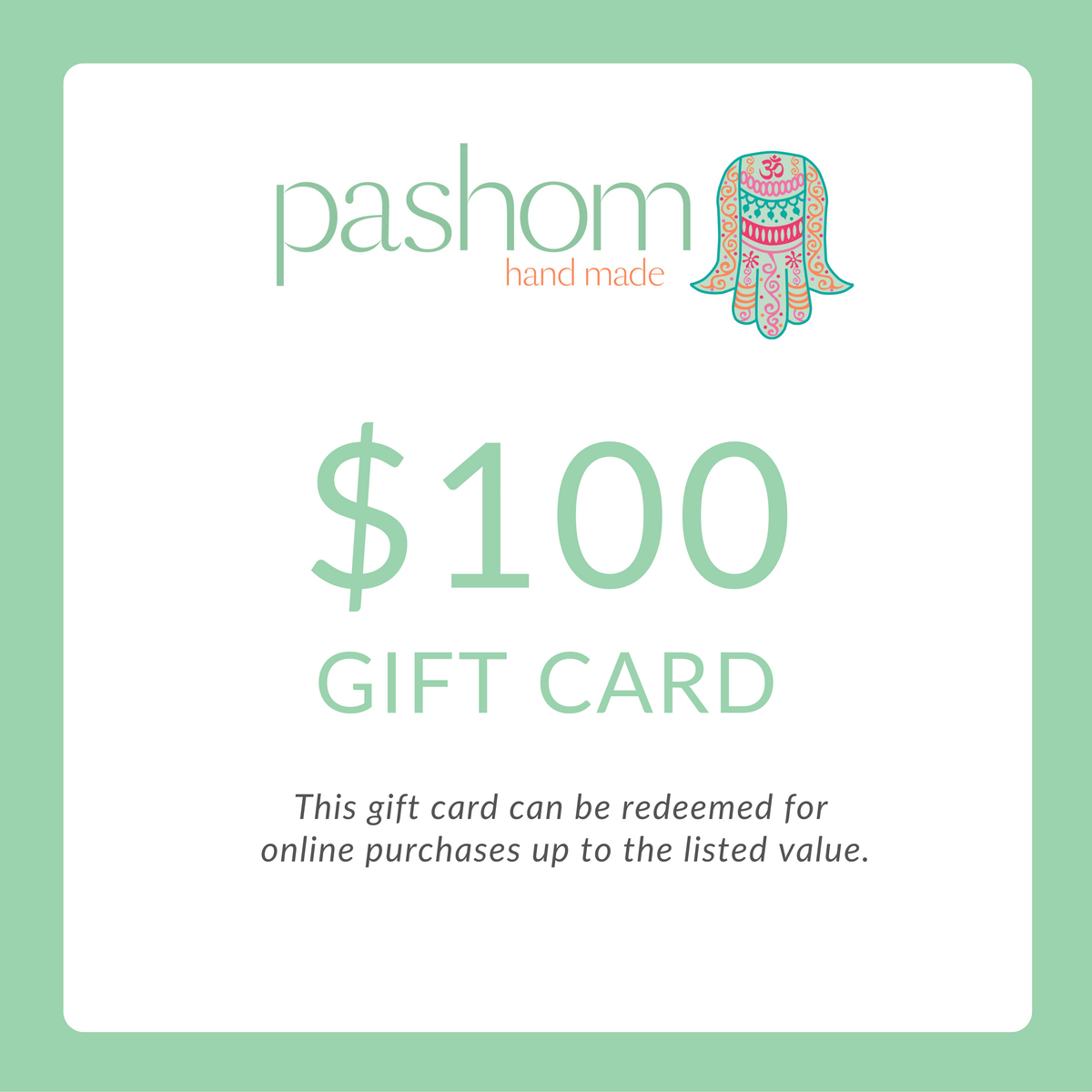 Gift Card - Pashom