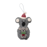 Christmas Koala with baby - Pashom