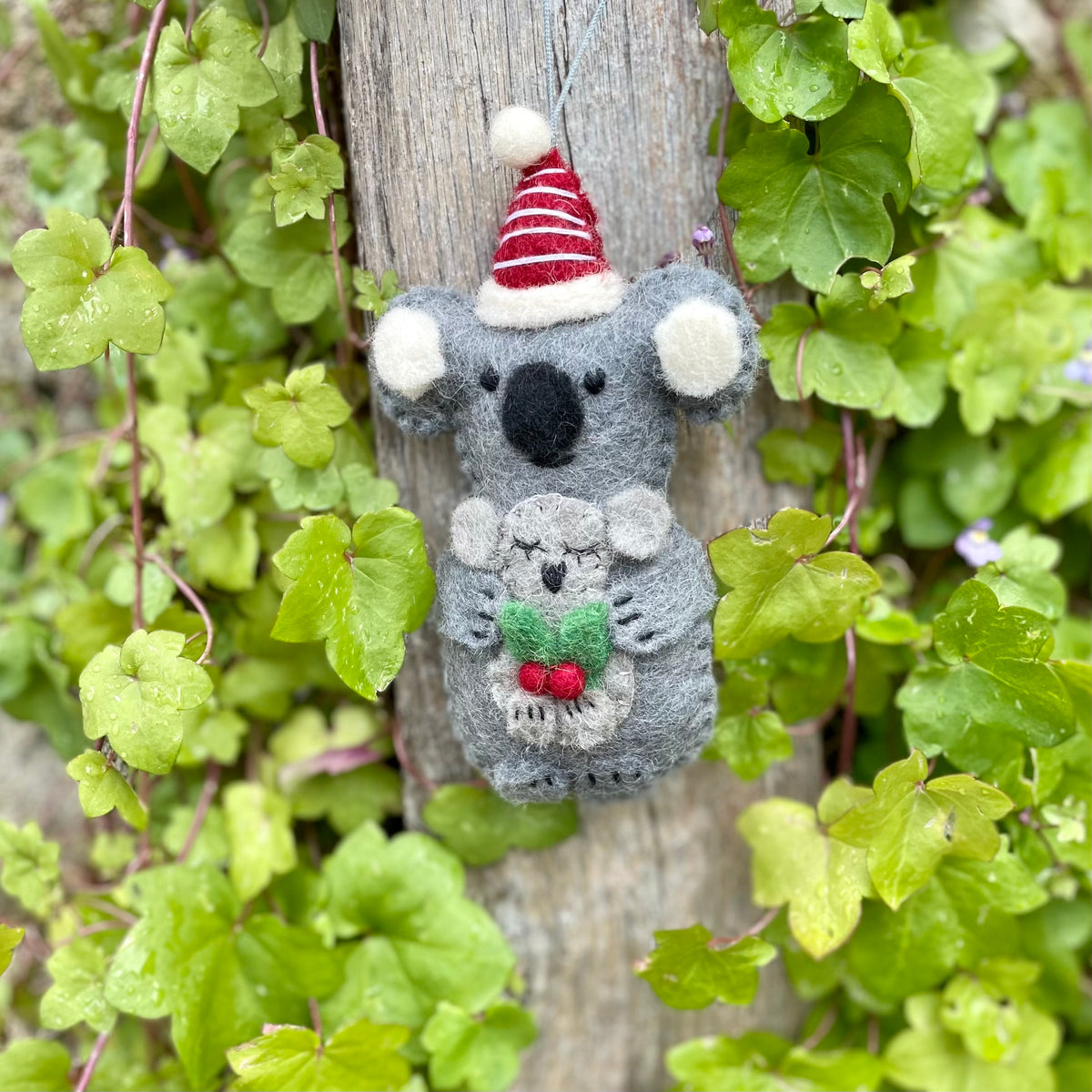 Christmas Koala with baby - Pashom