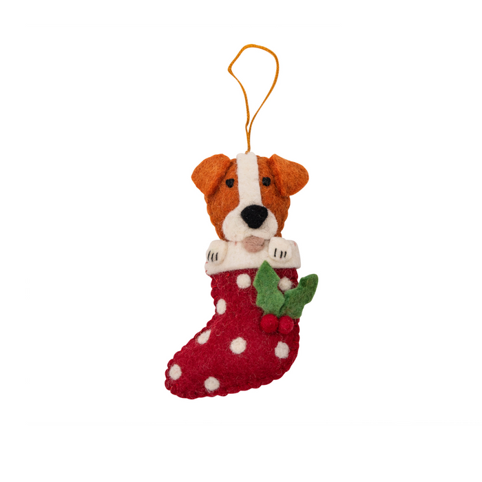 Jack Russel Christmas decoration