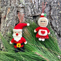 Mr & Mrs Claus Christmas Decoration