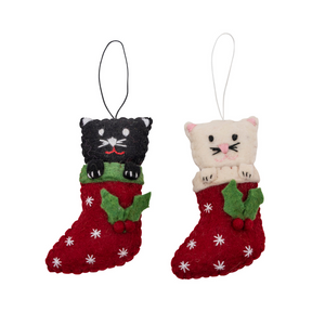 Cats in stockings