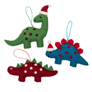 Christmas Dinosaur Decorations