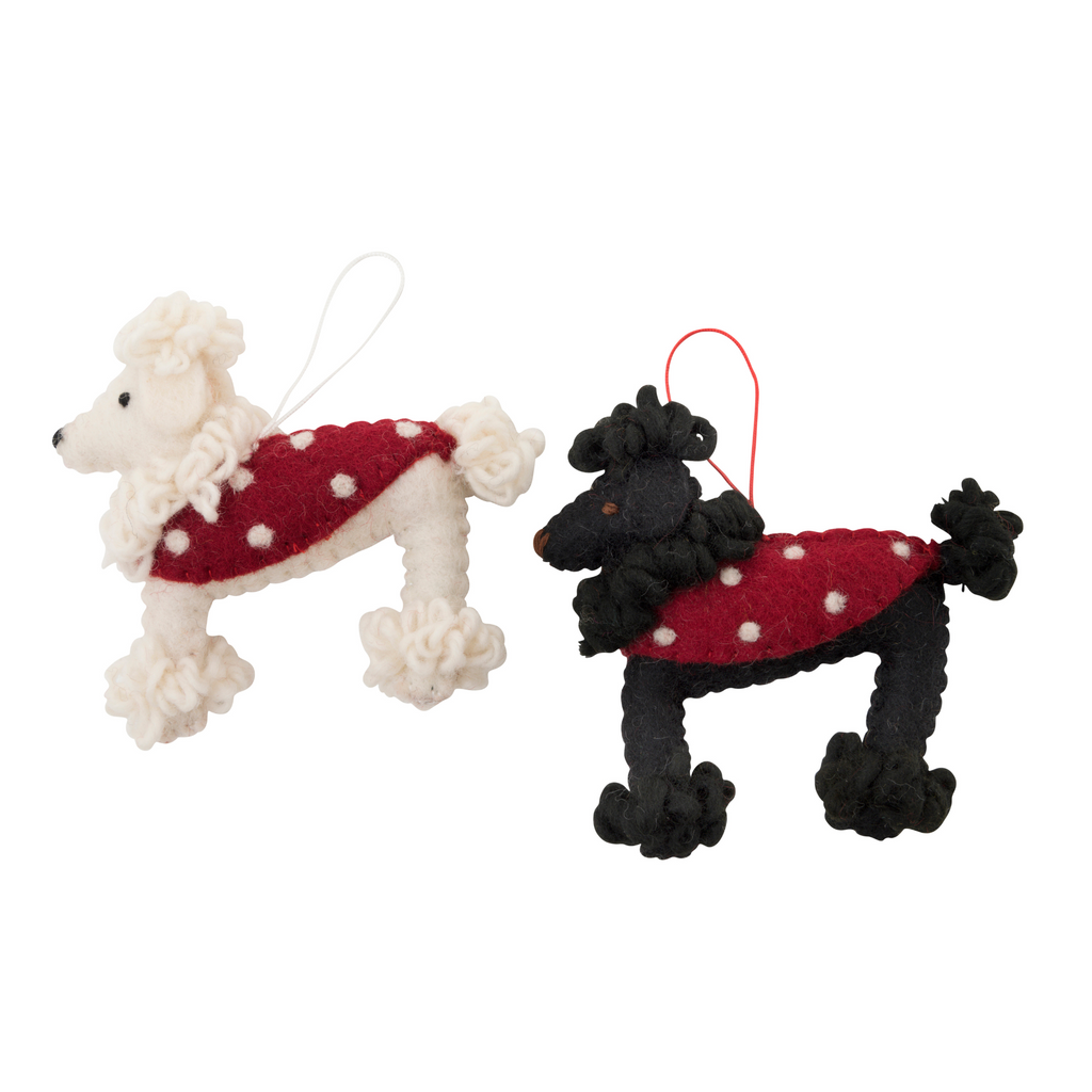 Christmas poodle decorations - Pashom