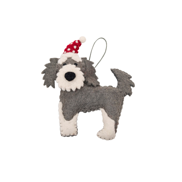 Christmas English Sheep Dog