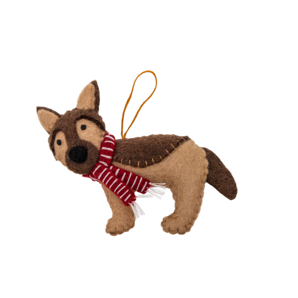 German Shepherd Christmas decoration