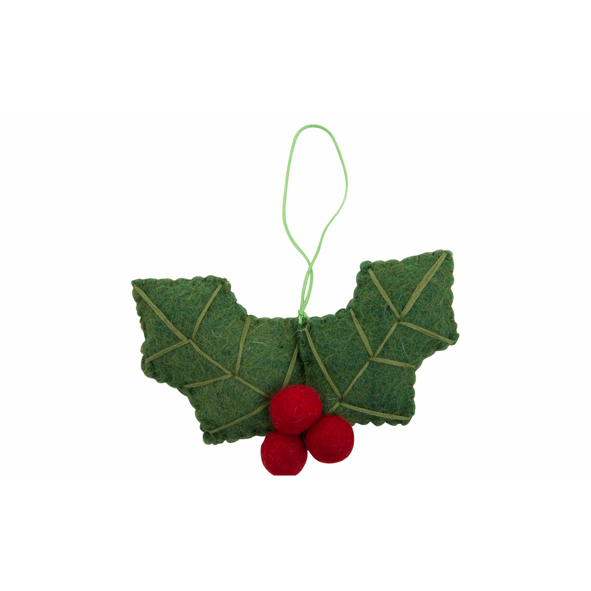 Christmas Holly leaves decoration