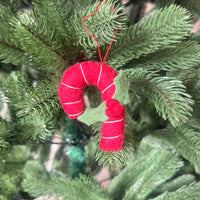 Candy Cane Christmas Decoration |Traditional Christmas - Pashom