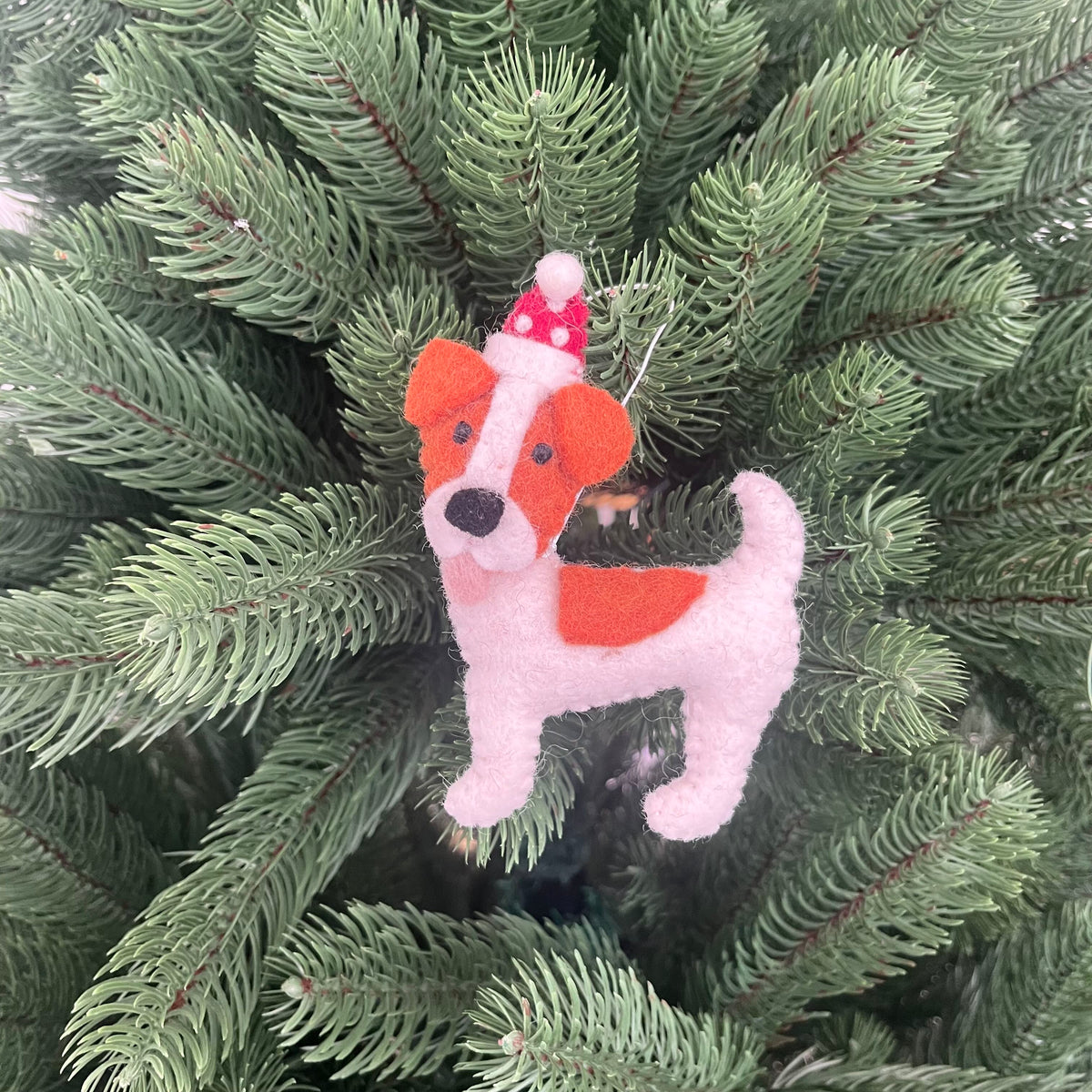 Christmas Jack Russel Decoration