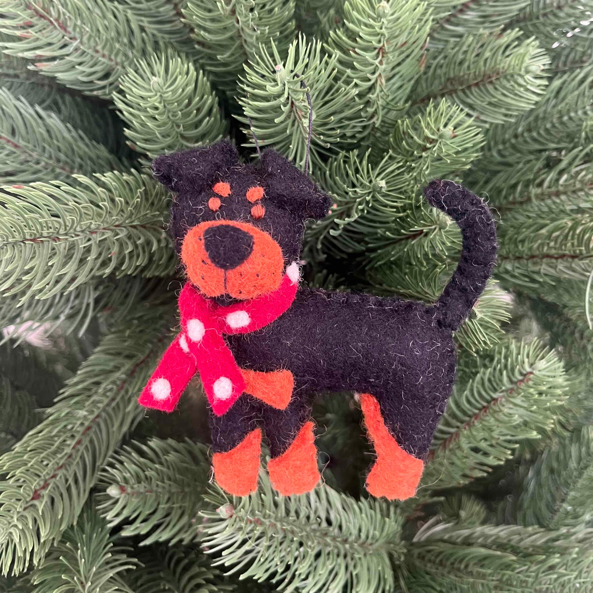 Christmas Rottweiler Decoration | Pashom Dogs - Pashom