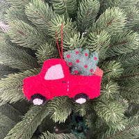 Christmas truck decoration with Christmas tree - Pashom