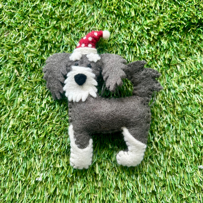 Christmas English Sheep Dog