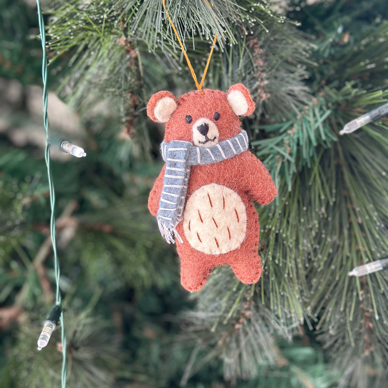 Christmas bears with scarves - Pashom