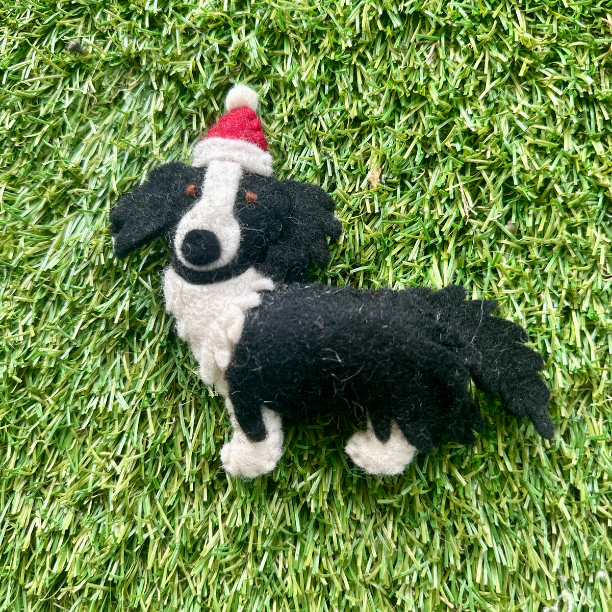 Border Collie Christmas decorations