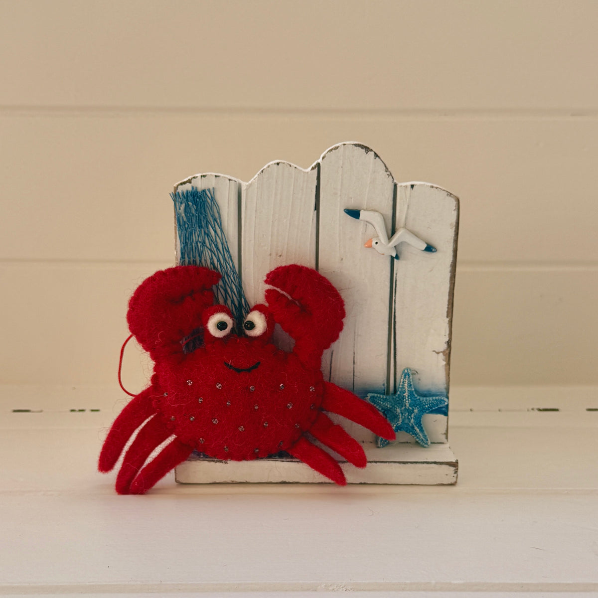 Christmas Crab Decoration | Christmas Coastal - Pashom