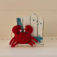 Christmas Crab Decoration | Christmas Coastal - Pashom