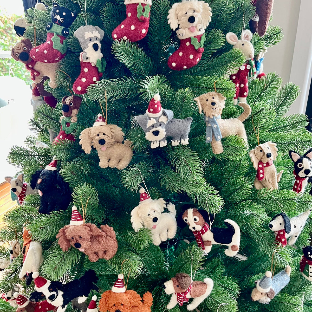 Husky Christmas decoration