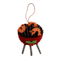 Prawn on BBQ Christmas decoration