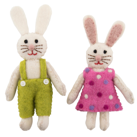 Bunny toys - Boy & Girl - Pashom