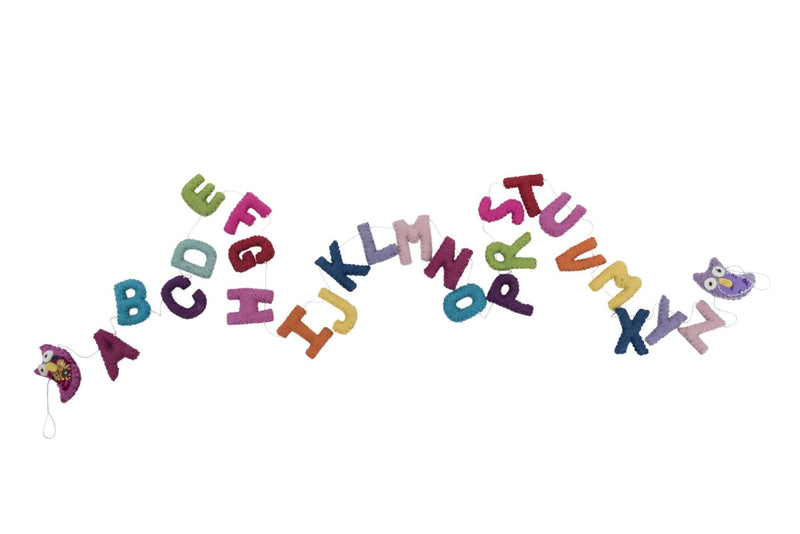 Alphabet Garland for kids decoration