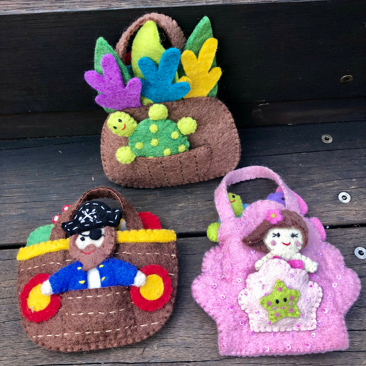 Princess Finger Puppet Play Bag - Pashom