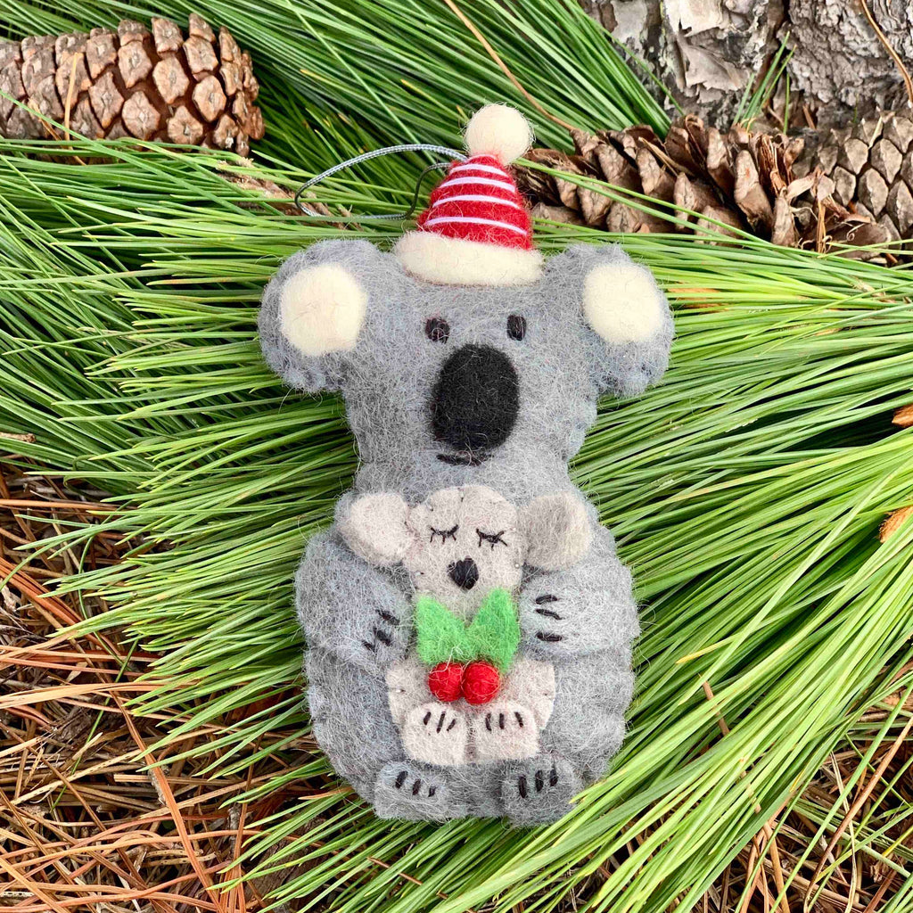 Christmas Koala with baby - Pashom