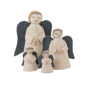 Christmas angel family - blue - Pashom