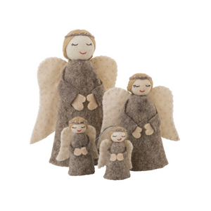 Christmas angel family - natural - Pashom