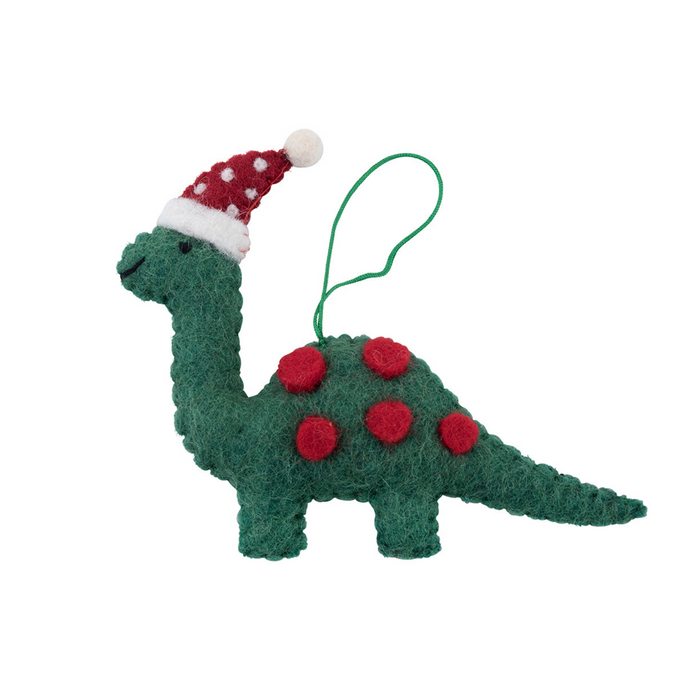 Christmas dinosaur