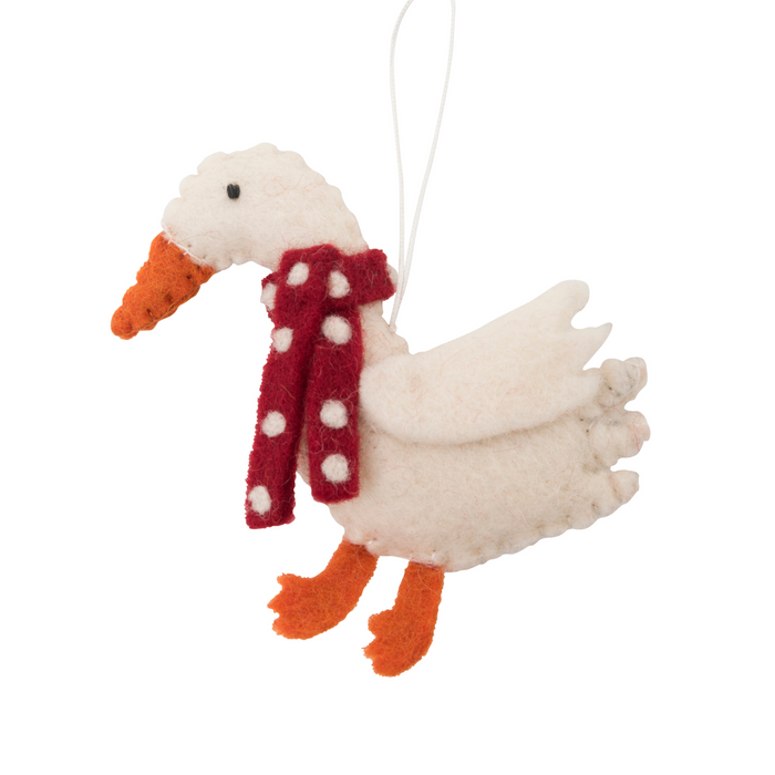 Christmas Geese in scarves - Pashom