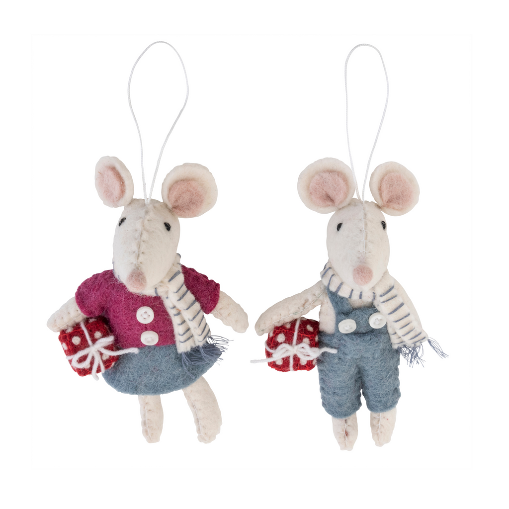 Christmas mice with gifts - Pashom