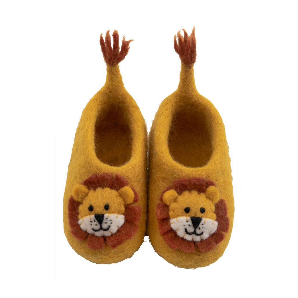 Lion Slippers Size 1 & 2 - Pashom