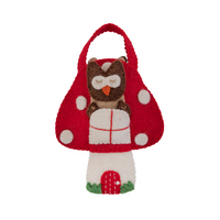 Mushroom Finger Puppet Play Bag - Pashom