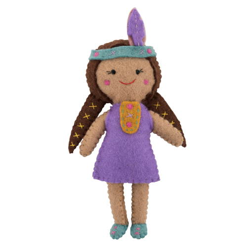 Navajo Indian Girl Doll - Pashom