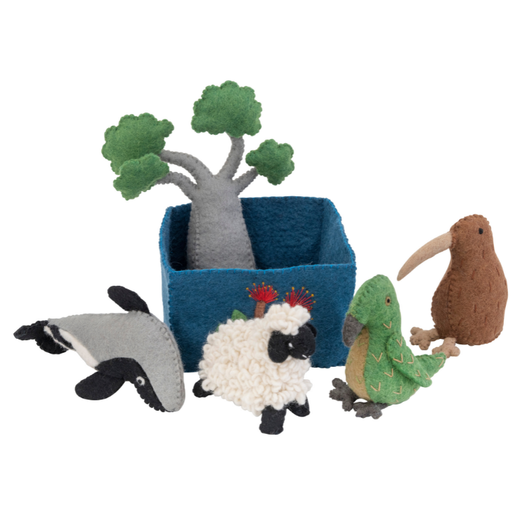 New Zealand Kiwi Play Set - Pashom