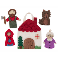 Little Red Riding hood Puppet Play Bag - Pashom