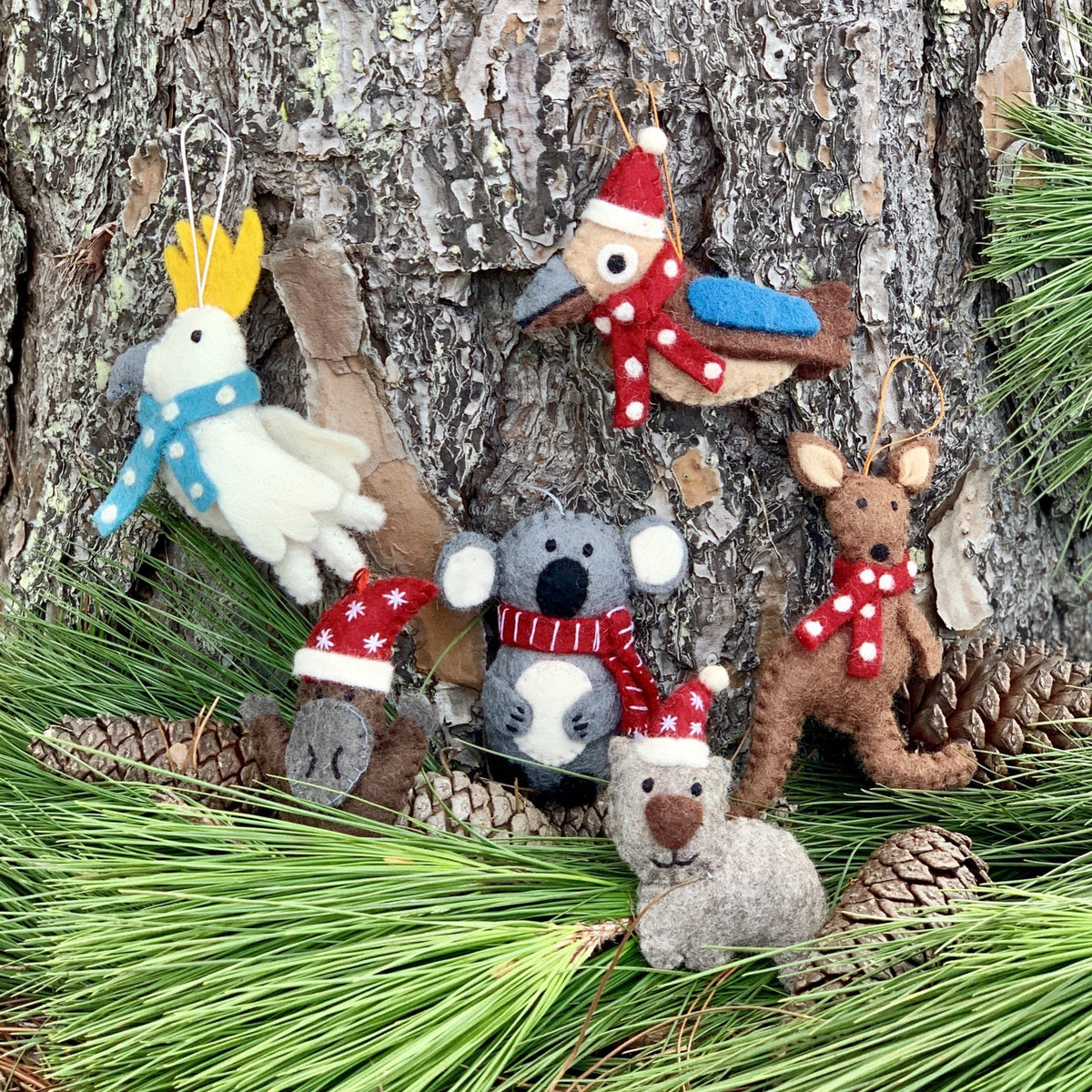 Cute Australian Animal Christmas decorations 