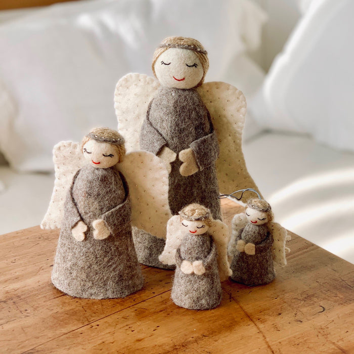 Christmas angel family - natural - variable