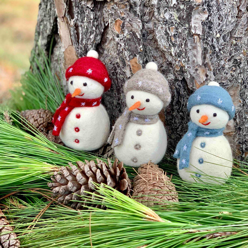 Christmas standing snowmen