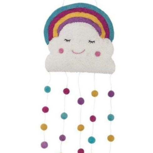 Shop Cloud and Rainbow Wall Hanging Online | Pashom