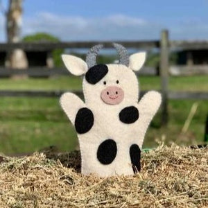 Pashom cow hand puppet