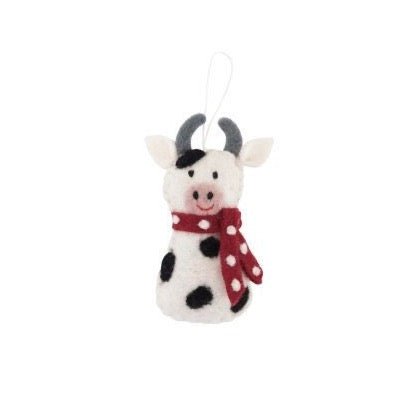 Christmas cow decoration - Pashom