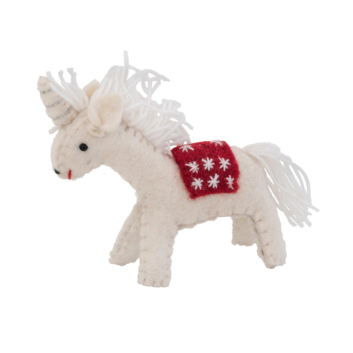 Unicorn Christmas tree decoration