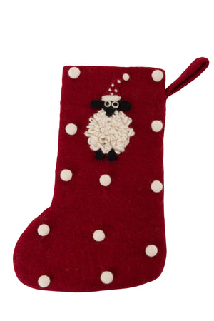 Sheep Christmas stocking - Christmas